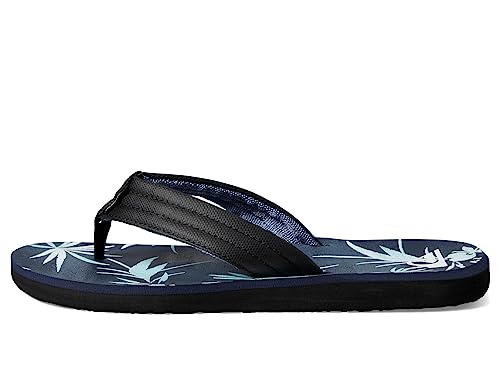 Image of Quiksilver mens Quiksilver Men's Carver Print 3 Point Flip Flop Athletic Sandal