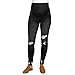 Produktbild Ulanda-EU Umstandsmode Lange Hose Freizeithose Umstandsleggings Jeans für Schwangerschaft Maternity Komfortable Elastische Bund Schwangerschaftshose Denim Umstandsjeans (L, Schwarz)