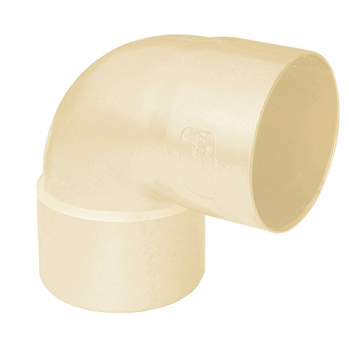 - Gouttière PVC 25 demi-ronde - Coude PVC 87°30 FF pour tube Ø80 épaisseur 3.2mm - sable