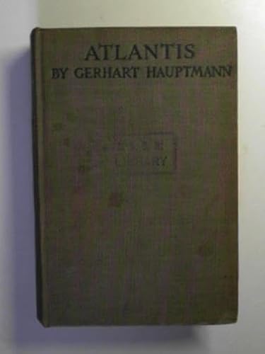 Atlantis;: A novel B0006AGLMA Book Cover