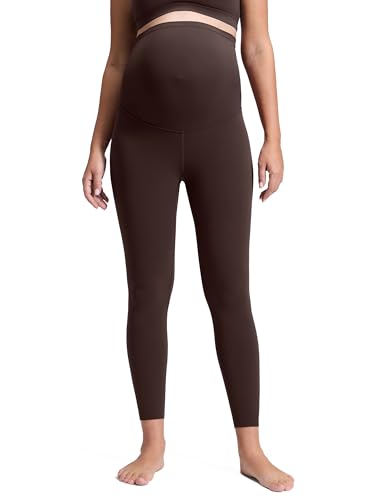 Image of CRZ YOGA Maternity Leggings 25 inch | Butterluxe, Extremely Soft, Gentle Compression, Yoga, Super High Rise, U-shaped Belly, Pregnancy and Postpartum