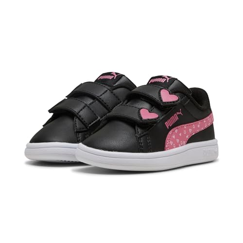 PUMA Smash 3.0 Hearty V INF Baskets pour bébé Fille Noir/Rose Taille 42, Puma Rose Magique Noire,...