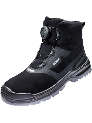Atlas Flash 6905 BOA XP ESD Sicherheitschuhe Arbeitsschuhe für Herren und Damen S1P leicht, Stahlkappe, XP Durchtrittschutz Weite 10 Größe 42