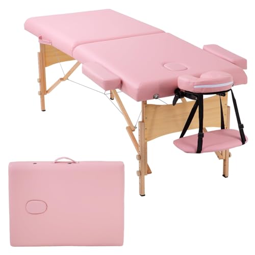 PayLessHere Pink Portable Massage Table