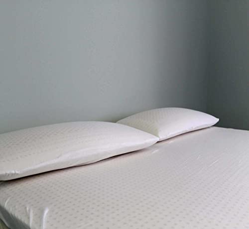 Image of 2 inch Real Extra Firm Green Natural Organic Latex Mattress Topper Twin XL Size - High Density Extra Firm - GOLS Certified Latex Foam Bed Pad for Back Pain Relief Support for Heavy People