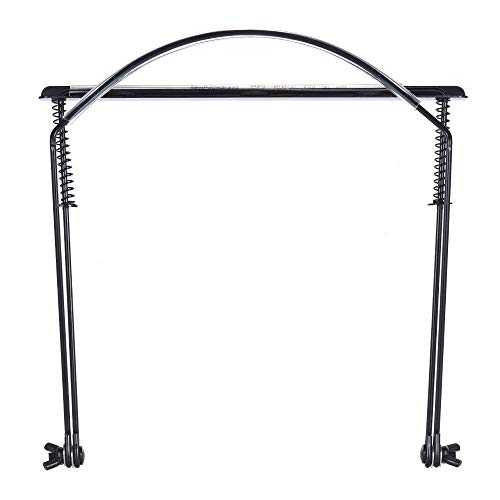 Image of Mozart 24 Hole Harmonica Mouth Organ Harp Holder Black | Adjustable Neck Holder Stand for Hands Free Playing | Ideal for Guitarists Singers and Musicians