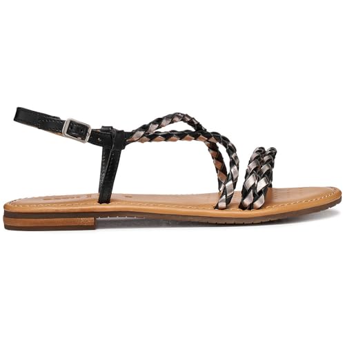 Sandales plates Geox femme nu-pieds cuir marche confort été respirant