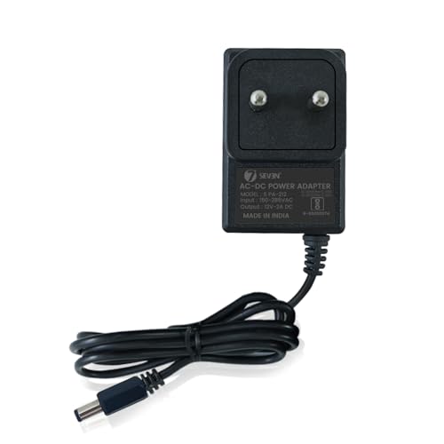 Image of 7SEVEN 12V 2Amp Dc Adapter for CCTV Camera Power Supply Dvr Set Top Box Led Strip Light Car and Bike Toy Charger Dc Motor Modem Router, Ensure Pin Size