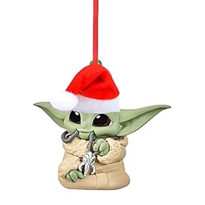 JIJK Leuke Cartoon Baby Pop Hanger,Houten Kerstboom Opknoping Decoratie Kerst Ornament