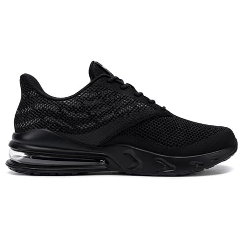 Image of LARNMERN Mens Non Slip Work Shoes Kitchen Chef Restaurant Shoes Food Service Zapatos de Cocina para Hombres Lightweight Comfortable Sneakers,All Black 11