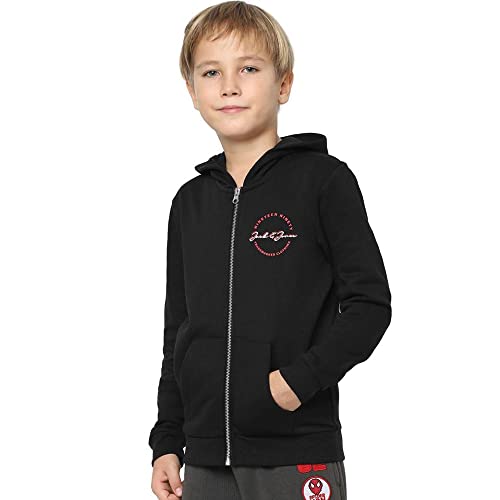 Image of JACK & JONES Boy's Cotton Hooded Neck Sweatshirt