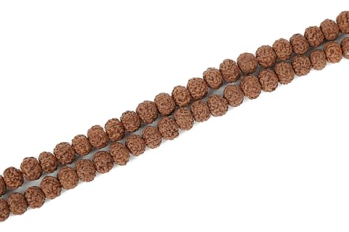 【高級品】文玩 形揃い ルドラクシャ 金剛菩提108数珠 念珠 14mm 超大玉 crestbead_707006