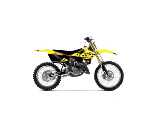 Kit Deco Moto Cross Suzuki 125 RM Rouge Haute Qualité