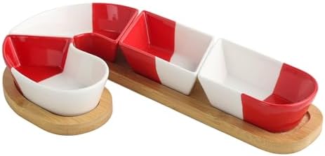 Maxcheck 3 Pcs Wooden Serving Tray Wood Tray Serving Plate Wooden Tray Decorative - View #4