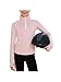 YiZYiF Horse Riding Shirts for Girls Kids Zipper Scrub Workout Jacket Outdoor Hiking Yoga Sports Tops Pink 8 Years