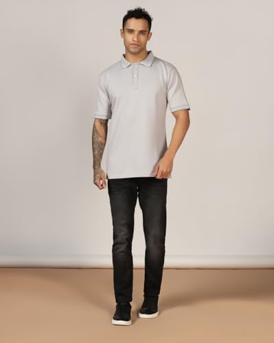 Image of Leriya Fashion T Shirt for Men || Men T-Shirt || Men Polo T-Shirt || Men Plain T-Shirt || V-Neck Collar Tshirt