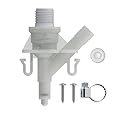SEAFLO Universal 385311641 Upgraded RV Water Inlet Valve Replacement Kit for Pedal-Flush Toilets Compatible with Sealand Dometic 300, 301, 310, 311, 320, 321-Hardware Included