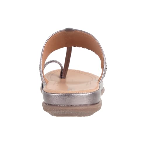 Image of Metro Women Flat Kolhapuri Comfort Chappal