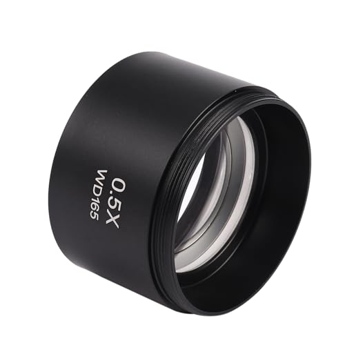 Objectif optique 0.5X Barlow WD165 protège votre microscope stéréo M48mm des brûlures