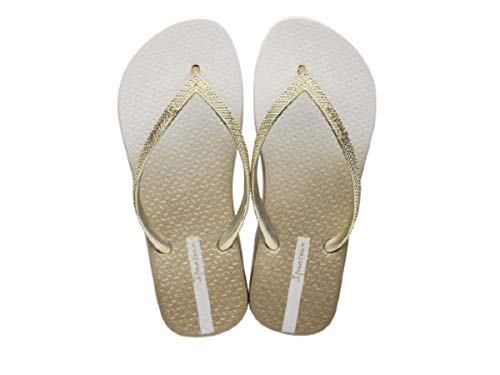 Slide Ipanema Blush Feminino Bege/Bege Metalizado 37/38