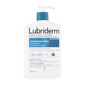 Lubriderm Unfragranced Moisturizing Hand and Body Lotion, 480ml