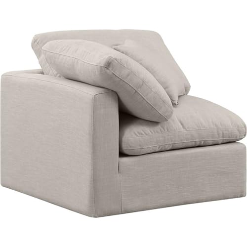 Sillón Contemporáneo Plegable Tela Beige miniatura 6