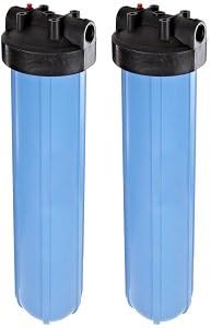 Pentek 150233 Big Blue 1" In/Out 20 Blue/Black HFPP Filter Housing (2-Pack)