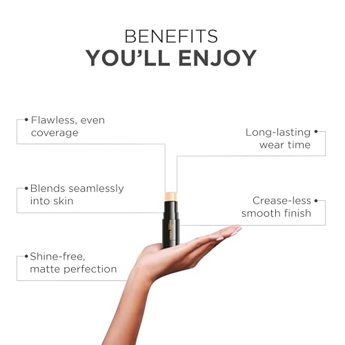 Image of Oshea Colors Skin Perfect Foundation Stick | Smudge-Free, Long-Lasting & Lightweight | Flawless Coverage with a Natural Finish for an Everyday Glow (03 Soft Beige)