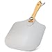 Connsole Casa - Pelle à pizza en métal de 30,5 cm avec poignée en bois pliable en aluminium pour fours, pelle à pizza pour la maison et les restaurants