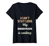 Adorable chiot Berger Picard - Propriétaire de race de chien T-Shirt avec Col en V