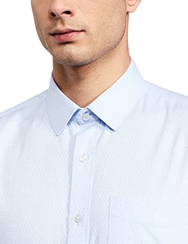 Image of Amazon Brand - Arthur Harvey Men's Regular Shirt (AH01-GTZ-DOB-C100 Angel Blue 42)