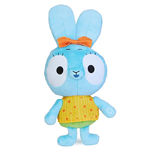 Spin Master Brave Bunnies Boo - Peluche Interactivo, con música, exclamaciones y Efectos de Sonido, Aprox. 35 cm, Juguete para niños a Partir de 3 años