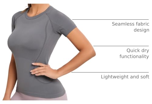 Image of MathCat Workout Shirts for Men Grey