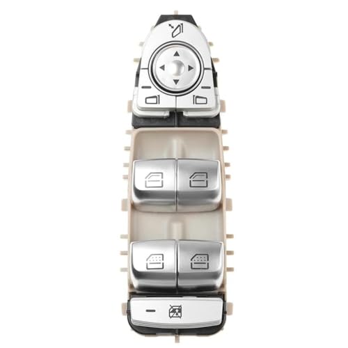 Interrupteur de lève-vitre A2229056800 finition premium pour S550 S63AMG 2015