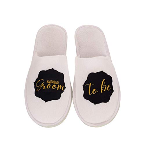 Image of Groom To Be Soft Home Slippers for Gifting and Photoshoot for winter and summer