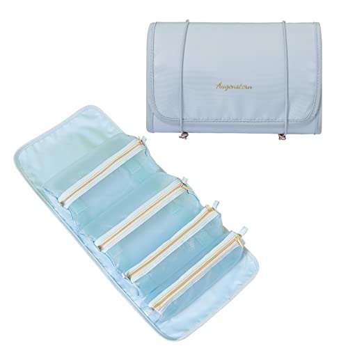 Xiaozhifu Women Cosmetic Bag For Travel Waterproof Removable Makeup Bag Foldable Cosmetic Organizer Portable Compact 4 In 1 Travel Toiletry Bag Large Capacity Multifunctional Cosmetic Bag #TOP10