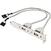 ROCSTORAGE INC. Rocstor Premium 8in 2 Port USB Type A Female Low Profile Slot Plate Adapter - 2 x USB Type A Female
