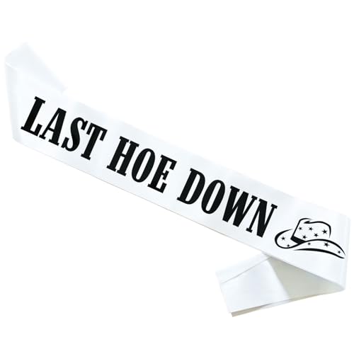 Magnusson's Garden Last Hoedown Bachelorette Party Sash, Let’s Go Girls Western Cowgirl Bride-to-Be Accessory, Getting Hitched Last Rodeo Country Theme Nash Bash, Bridal Shower Decorations