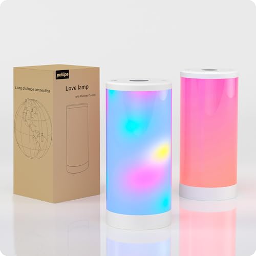 pekipe Long Distance Touch Lamps Bedside Smart Table Lamp 2 Pack