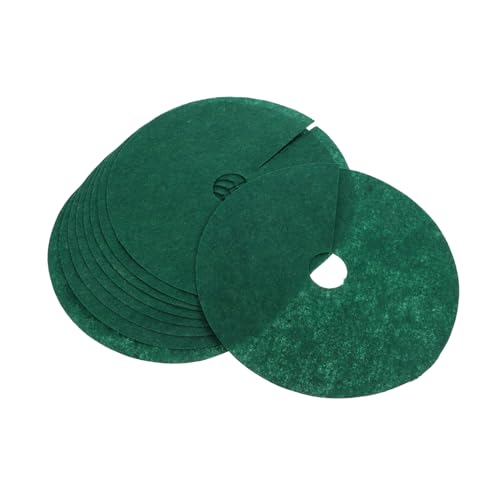 FONDOTIN De Raíces para Plantas Tela No Tejida para Mantillo De Árboles 25 Cm Diámetro Mantillo Reutilizable para Jardín Césped Huertos Barrera De Raíces Eficaz