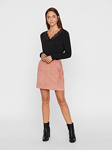 Vero Moda Vmmilla Lace LS Blouse Noos Camicia