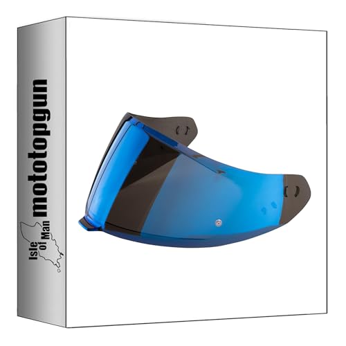 Écran Scorpion EXO-1500 Air Carbon KDS-F-03 Bleu Miroir pour casque de moto Mototopgun