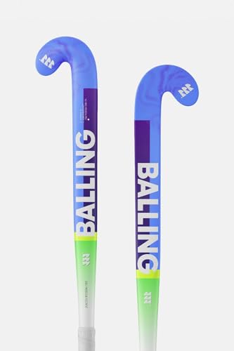 BALLING Junior 10 Midbow Hockeyschläger, Hockey, Feldhockey, Kinder, Junior (Marineblau, 95,2 cm)