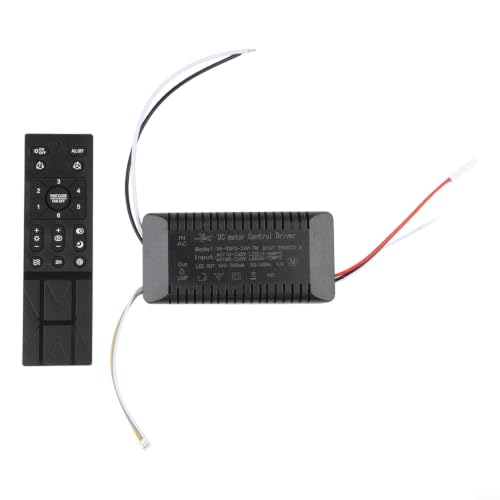 Ventilador de techo con 6 niveles de velocidad motor CC silencioso y luz LED regulable 3