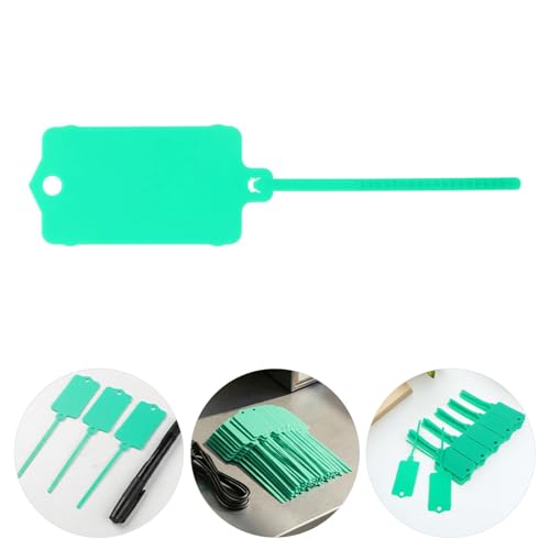 Bridas de plástico con etiquetas para organizar cables y clasificar objetos 8