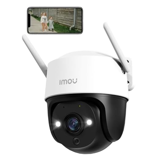 Imou 2K Überwachungskamera Aussen mit AI Personen-/Fahrzeugerkennung, 360° PTZ WLAN Kamera Outdoor, Vollfarbige Nachtsicht, Automatischer Verfolgung, 2-Wege-Audio, Sirene, IP66, Funktioniert mit Alexa