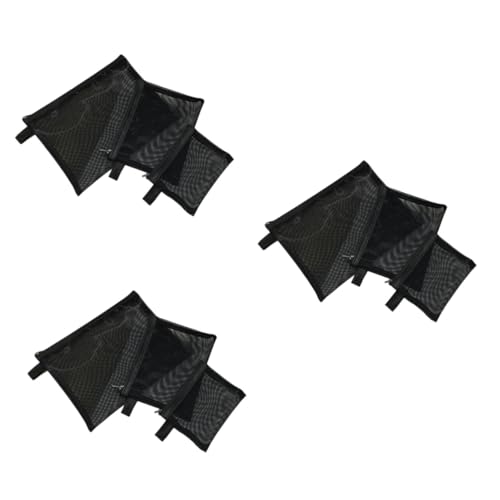 Trousse de voyage en maille Beavorty : lot de 9 organisateurs transparents