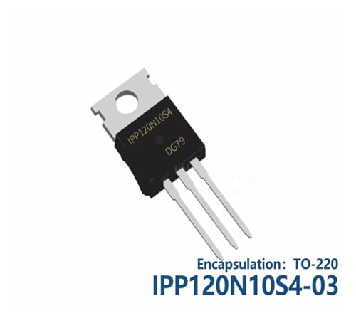Transistor IPP120N10S4-03 N-Canal 100V 120A en boîtier TO-220 lot de 10