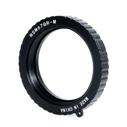 nitescuba M67 Quick Release Macro Lens Adapter, 67mm Screw Port for Canon/Nikon/Nauticam/Weefine/AOI Underwater Camera Housing, Dive Lens Switching System