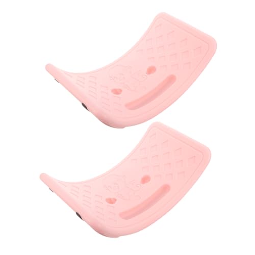 SUPVOX 2Pcs Boy Girl Wobble Balance Boards Indoor Seesaw for Toddlers Sensory Integration Training Equipment Develops Balance Coordination with PE Safety Material for Home Playroom